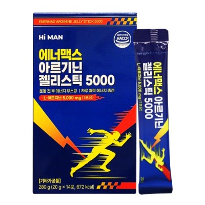 하이맨 에너맥스 아르기닌 젤리스틱5000 20g x 14포