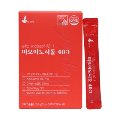 김소형 미오이노시톨 40:1 5g x 30포
