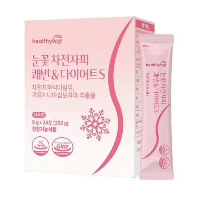 헬씨허그 눈꽃 차전자피&다이어트S 9g x 28포